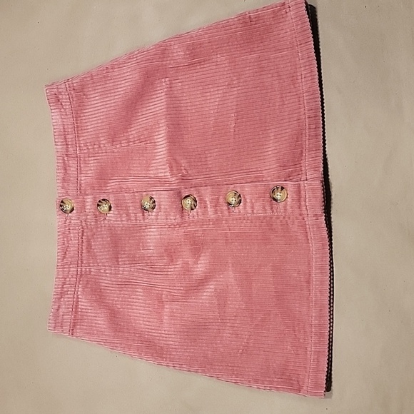 Forever 21 Dresses & Skirts - Forever 21, Size S, Mauve Corduroy Button Down Mini Skirt, EUC